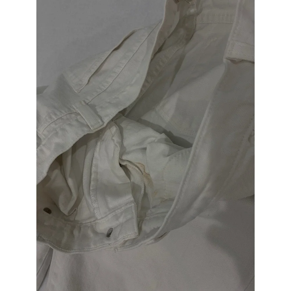 J.Crew Toothpick Jeans White Slim Fit Denim Pants Women‎ Size 27 Mid Rise 29861